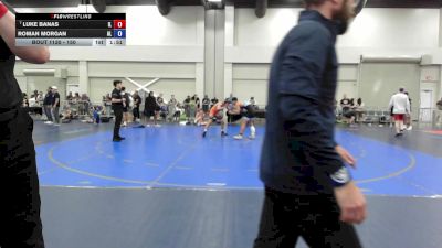 150 lbs Champ. Round 2 - Luke Banas, IL vs Roman Morgan, AL