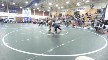 285 lbs Cons. Round 6 - Enrique Segura, Redwood vs Buyna Baasanbayar, Irvine