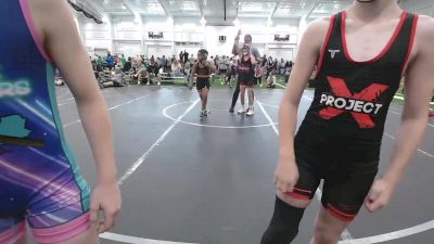 96 lbs Round 8 (10 Team) - River Miker, Tri State Hammers vs Avery Maines, Project X