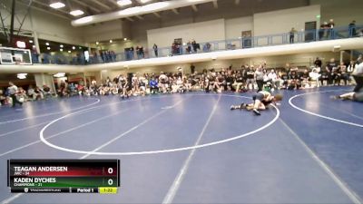 135 lbs Round 3 (4 Team) - Teagan Andersen, JWC vs Kaden Dyches, Champions