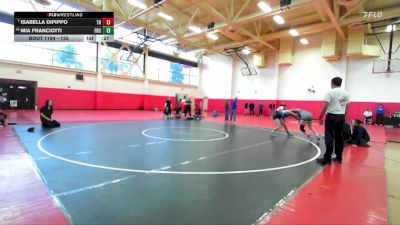 135 lbs Cons. Round 6 - Isabella Dipippo, Trabuco Hills vs Mia Franciotti, Frontier