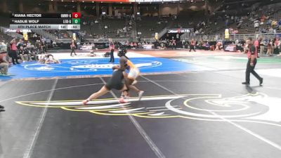 5th Place Match - Kiana Hector, Omaha Westview vs Hadlie Wolf, Lexington