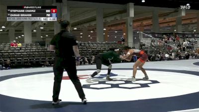 Senior Women Freestyle FS - 65 lbs Champ. Round 1 - Stephanie Chavez, Menlo Wrestling Club vs Zainab Ibrahim, Peninsula Wrestling Club