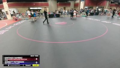 120 lbs Cons. Round 4 - Santiago Ramirez, Gracie Barra Westchase Wrestling Club vs Garrett Patterson, ONE Wrestling Academy