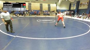 165 lbs Cons. Round 4 - Alek Martinez, Unattached vs Austin Marry, Belmont Abbey