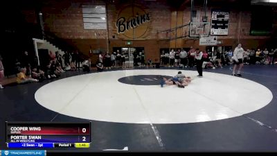 100 lbs Cons. Semi - Cooper Wing, Suples vs Porter Swan, All In Wrestling