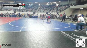 105 lbs Round Of 32 - Izzabela Huddleston, Skiatook Youth Wrestling vs Adeleigh Sharp, Westmoore Wresting