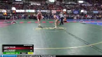 Quarterfinal - Jace Oxarart, Jefferson (Boulder) vs Jaron Taylor, Circle