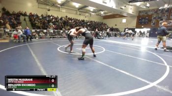 215 lbs Champ. Round 2 - Westin Musgrave, Rim Of The World vs Benjamin Escobedo, Los Altos