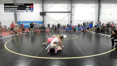 53 lbs Rr Rnd 2 - Justice Anthony, Valkyrie Girls WC - W vs Kylie Gudewitz, MGW Monkey Business - W