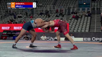 97 kg Semifinal - Jay Aiello, USA vs Abolfazl Babaloo, IRI