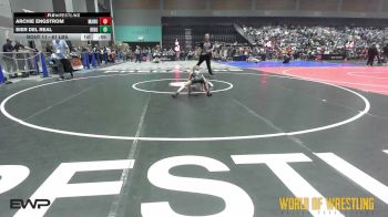 61 lbs Round Of 32 - Archie Engstrom, MANU WC vs Sier Del Real, Ridge Wresting Club