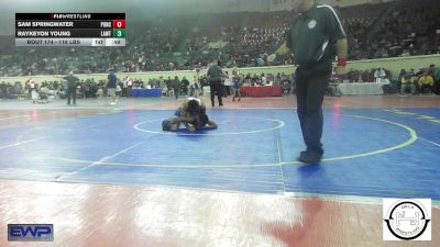 118 lbs Consi Of 32 #2 - Sam Springwater, Ponca City vs Raykeyon Young, Lawton IKE