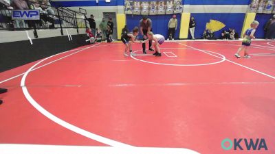 60-70 lbs Rr Rnd 1 - Eralynn Slaton, Bristow Wrestling vs Milena Jackson, Berryhill Wrestling Club