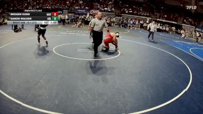 D 1 215 lbs Quarterfinal - Brogen Dodd, Haughton vs Danon Walker, Airline