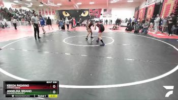 120 lbs Cons. Round 1 - Kekoa Padayao, Garden Grove vs Angelina Briano, Eleanor Roosevelt