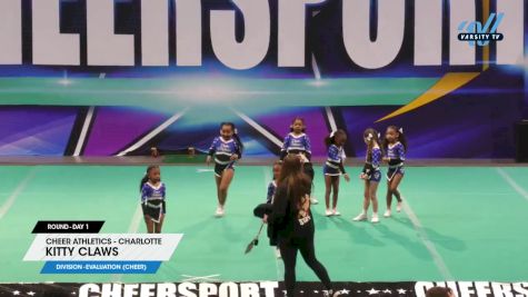 Cheer Athletics - Charlotte - Kitty Claws [2024 L1 Evaluation (Cheer) Day 1] 2024 CHEERSPORT Charlotte Classic