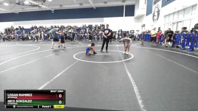 66-75 lbs Round 2 - Nico Gonzalez, Etiwanda vs Logan Ramirez, Riverside