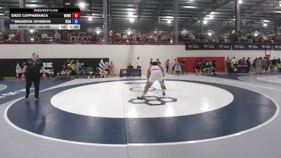 125 kg Champ. Rd Of 64 - Enzo Cappabianca, Northern Colorado Wrestling Club vs Brandon Johnson, Central Indiana Academy Of Wrestling