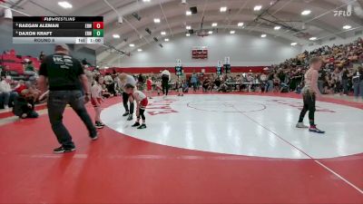 45-47 lbs Round 5 - Raegan Aleman, Eaton Reds WC vs Daxon Kraft, Eaton Reds WC