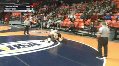 1A 175 lbs Quarterfinal - Brody Stien, Byron vs Tristan Stamp, Heyworth