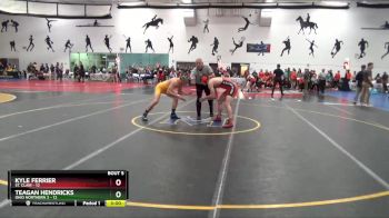 157 lbs Round 1 (10 Team) - Kyle Ferrier, St. Clair vs Teagan Hendricks, Ohio Northern 2
