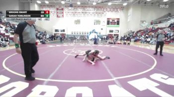 145 lbs 3rd Place Match - Sarah Tomlinson, Meridian vs Brooke Smart, Centennial