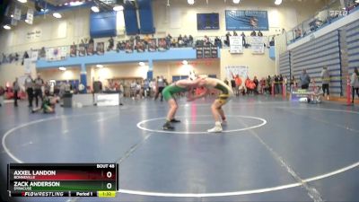 126 lbs Champ. Round 2 - Zack Anderson, Syracuse vs Axxel Landon, Bonneville