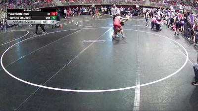 95 lbs Champ. Round 2 - Brock Hansen, Wayne Wrestling Club vs Jackson Rios, Norfolk Catholic