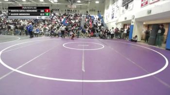 Boys 190 lbs Cons. Round 1 - Marcos Gatica Hernandez, Los Altos Boys vs Alexis Mendoza, Alisal Boys