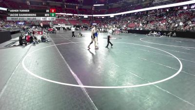 165 lbs Quarters - Jacob Dannenberg, Mineral Point vs Asher Turner, Spring Valley/Elmwood