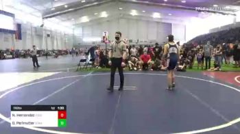 116 lbs Quarterfinal - Nicolas Hernandez, Roughriders vs Drew Perlmutter, Vcwa