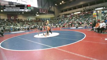 5A 150 lbs Semifinal - Brayden Stockton, Greenwood vs Avery Fengel, Batesville