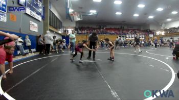 62 lbs Rr Rnd 2 - Roselyn Langford, Norman Grappling Club vs Addy Chay, Harrah Little League Wrestling