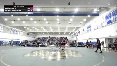 131 lbs Cons. Round 3 - Sage O`Toole, Simpson University vs Arianna Dominguez, Arizona State Club