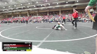 61 lbs Champ. Round 1 - Austin Oliphant, Linn County vs Jaxton Palmer, Clearwater