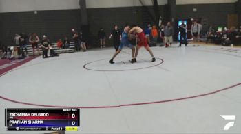 157 lbs Cons. Round 5 - Zachariah Delgado, WA vs Pratham Sharma, CA