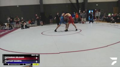 157 lbs Cons. Round 5 - Zachariah Delgado, WA vs Pratham Sharma, CA