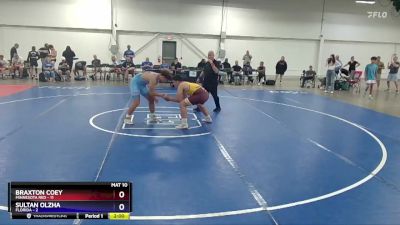 250 lbs Quarters & 1st Wb (16 Team) - Braxton Coey, Minnesota Red vs Sultan Olzha, Florida