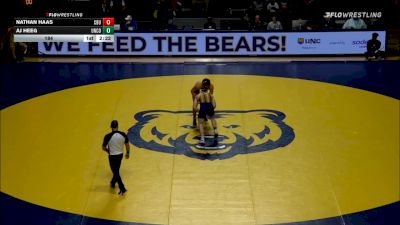 184 lbs AJ Heeg, Northern Colorado vs Nathan Haas, California Baptist