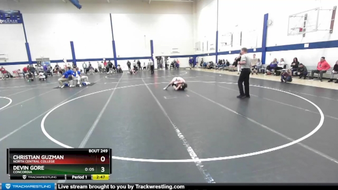 125 Lbs Quarterfinal - Christian Guzman, North Central College Vs Devin ...