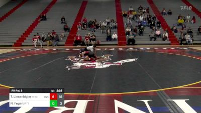 149 lbs Rr Rnd 2 - Ty Linsenbigler, Seton Hill vs Nikolas Fegert, Pitt Bradford