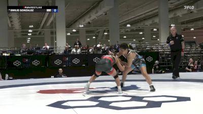 Senior Women Freestyle FS - 50 lbs Quarters - Audrey Jimenez, Lehigh Valley Wrestling RTC/ Titan Mercury Wrestling Club (TMWC) vs Emilie Gonzalez, Iowa Women's WC/ Titan Mercury Wrestling Club (TMWC)