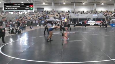Girls 138 lbs Cons. Round 2 - Alicia Cuevas, East Ridge High School Girls vs Grace Rodriguez, Collierville High School Girls