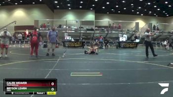 82 lbs Quarterfinal - Bryson Learn, Ares vs Caleb Weaver, Team Gotcha