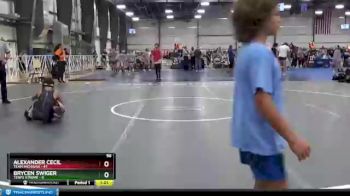 96 lbs Round 2 - Alexander Cecil, Team Michigan vs Brycen Swiger, Terps Xtreme