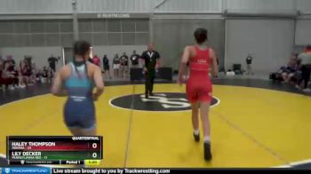 100 lbs Quarterfinals (8 Team) - Amelia Murphy, Indiana vs Autumn Shoff, Pennsylvania Red