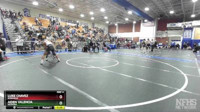 157 lbs Cons. Round 3 - Luke Chavez, Rosemead vs Aiden Valencia, Hesperia