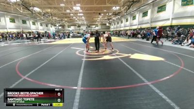 180 lbs Semifinal - Brooks Beitelspacher, Siouxland Wrestling Academy vs Santiago Topete, Legends Of Gold