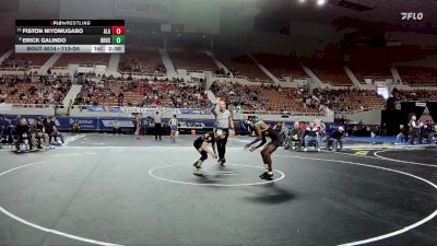 113-D4 Champ. Round 1 - Fiston Niyomugabo, Arizona Lutheran Academy vs Erick Galindo, Blue Ridge High School